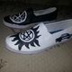 Illustration for article titled Shoes I painted!